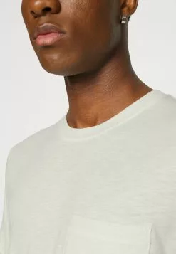 Selected Homme ROCKFORD TEE - T-shirt Basique - Egret -Selected Homme Soldes Boutique d3993d8665254f9480a5ec2e2aa9de55