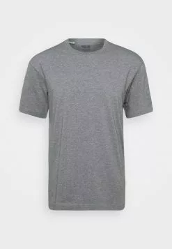 Selected Homme SLHLOOSEGILMAN O NECK TEE - T-shirt Basique - Medium Grey Melange -Selected Homme Soldes Boutique d40e13ddc2a54c2f9962ce85b8c9e092