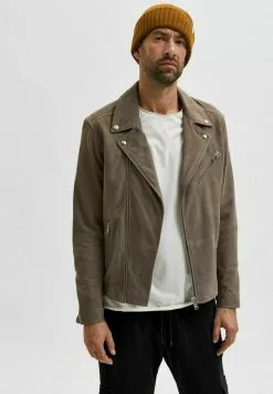 Selected Homme ICONIC - Veste En Cuir - Morel 9 Selected Homme ICONIC - Veste En Cuir - Morel -Selected Homme Soldes Boutique d45becb339ac4e638ef26f3100537d05