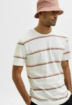 Selected Homme T-shirt Imprimé - Peach Whip -Selected Homme Soldes Boutique d4888c50576b43389f3e3560d002114b