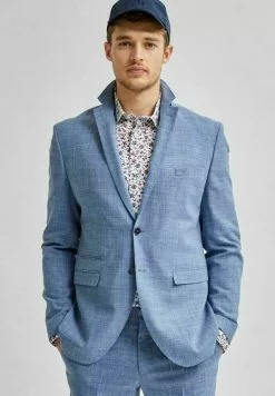 Selected Homme Veste De Costume - Light Blue -Selected Homme Soldes Boutique d4d04096aab74b86a50e606b07fd53ec