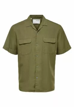 Selected Homme SLHRELAXBILL - Chemise - Olive Night -Selected Homme Soldes Boutique d5679fedf96149a09712f7ad0e4c6406