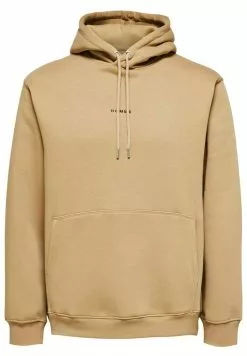 Selected Homme LANGÄRMELIGER - Sweat à Capuche - Kelp