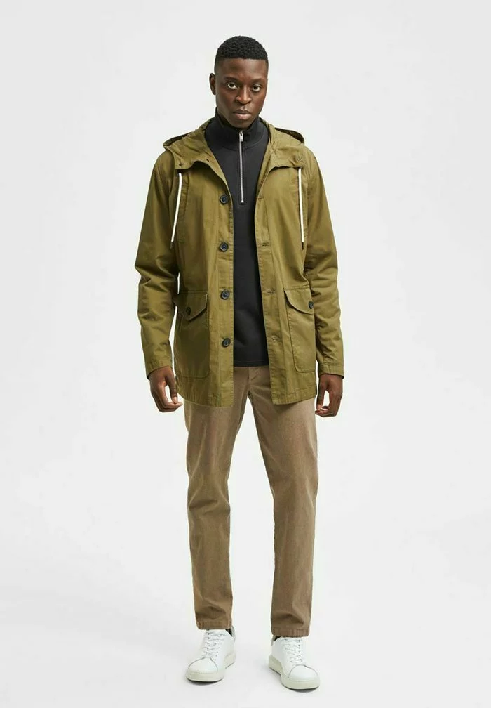 Selected Homme Parka - Winter Moss 2 Selected Homme Parka - Winter Moss – Image 2