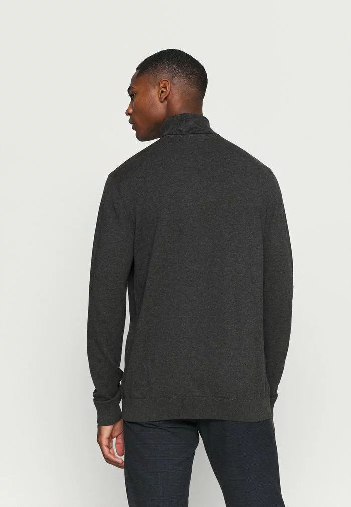 Selected Homme SLHBERG ROLL NECK - Pullover - Antracit Melange 3 Selected Homme SLHBERG ROLL NECK - Pullover - Antracit Melange – Image 3