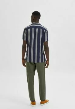 Selected Homme GESTREIFTES - Chemise - Dark Blue -Selected Homme Soldes Boutique d6b74c564b66439ba4f24c23adf11a2c