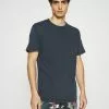 Selected Homme SLHRELAXHERB O NECK TEE - T-shirt Basique - Sky Captain