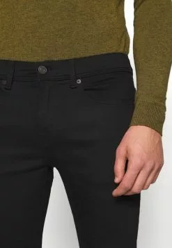 Selected Homme SLHSLIM LEON - Jean Slim - Black -Selected Homme Soldes Boutique d71cb349b2d34df0ae6544172c7a3157