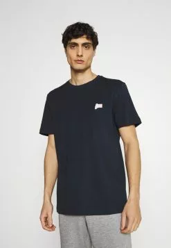 Selected Homme SLHJUDE O NECK TEE - T-shirt Basique - Sky Captain