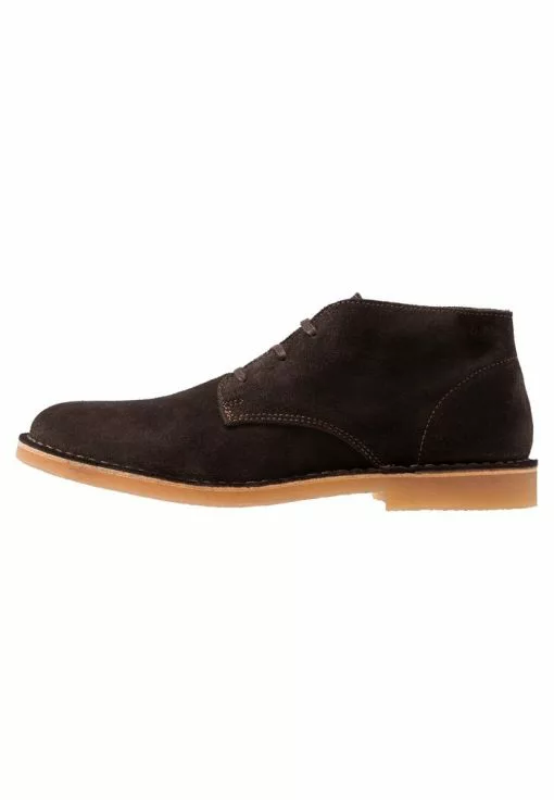 Selected Homme SLHROYCE DESERT LIGHT BOOT - Chaussures à Lacets - Demitasse -Selected Homme Soldes Boutique d942726bb141410ba0cd2ecc8dffd947