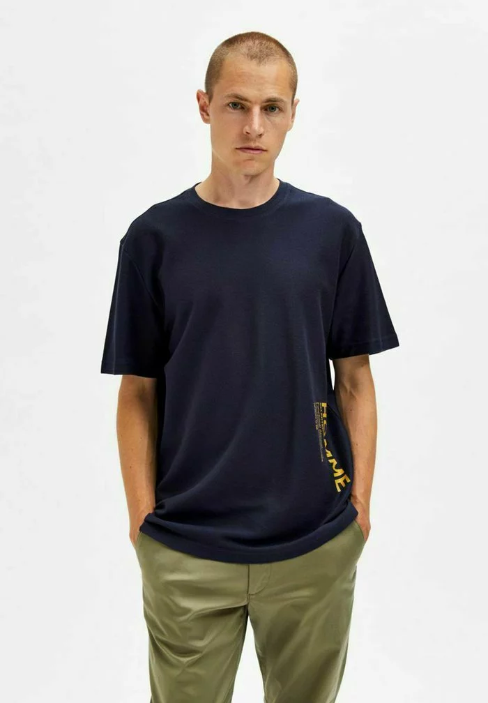 Selected Homme T-shirt Imprimé - Sky Captain 1 Selected Homme T-shirt Imprimé - Sky Captain