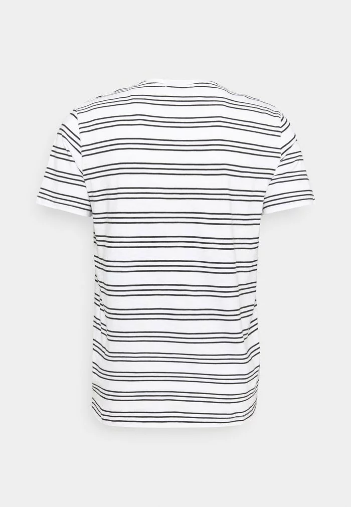 Selected Homme SLHTYLER O NECK TEE - T-shirt Imprimé - White/black 2 Selected Homme SLHTYLER O NECK TEE - T-shirt Imprimé - White/black – Image 2