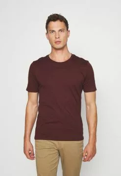 Selected Homme SHDTHEPERFECT ONECK TEE - T-shirt Imprimé - Black