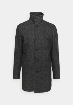 Selected Homme SLHMORRISON COAT - Manteau Classique - New Salt/pepper -Selected Homme Soldes Boutique daaf462181774c3e9b5645e53396597a