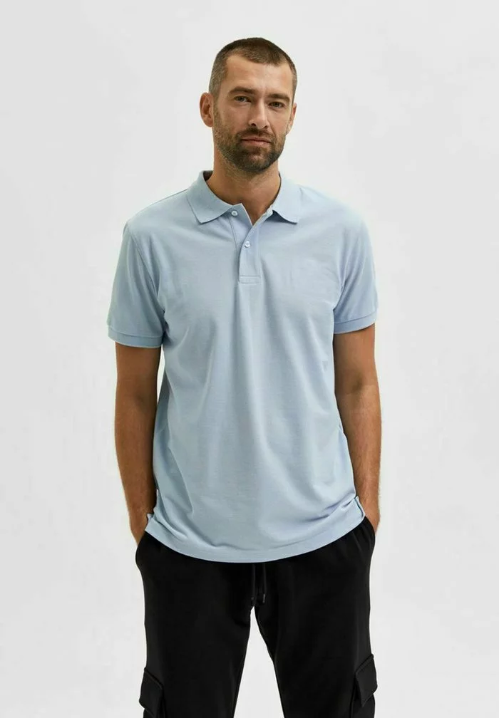 Selected Homme REGULAR FIT - Polo - Celestial Blue 1 Selected Homme REGULAR FIT - Polo - Celestial Blue