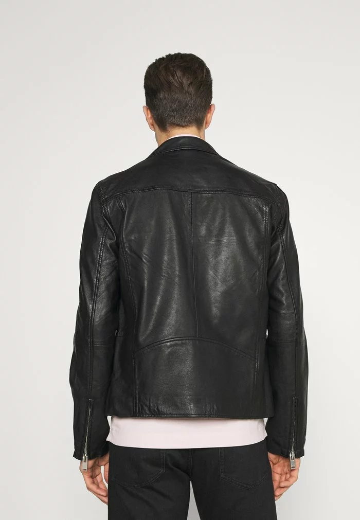 Selected Homme SLHICONIC BIKER - Veste En Cuir - Black 3 Selected Homme SLHICONIC BIKER - Veste En Cuir - Black – Image 3