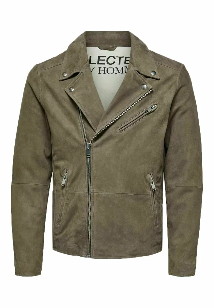 Selected Homme ICONIC - Veste En Cuir - Morel 6 Selected Homme ICONIC - Veste En Cuir - Morel – Image 6