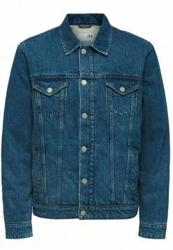 Selected Homme KLASSISCH - Veste En Jean - Medium Blue Denim -Selected Homme Soldes Boutique dca19e01410d43d696abdd1c66fd9ba4