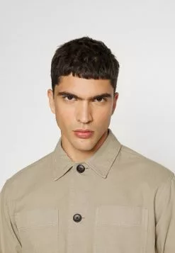 Selected Homme SLHLOOSETONY OVERSHIRT - Veste Mi-saison - Crockery -Selected Homme Soldes Boutique dcd430722fd54ab884ef36e7f92c7910