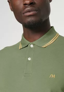 Selected Homme SLHAZE SPORT - Polo - Olivine -Selected Homme Soldes Boutique dd1911f200f44bb89576ad78886cbaa2
