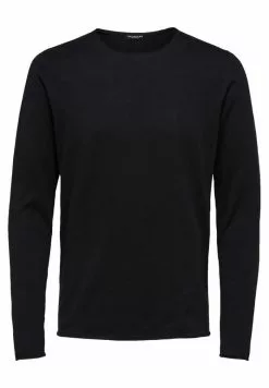 Selected Homme SLHDOME CREW NECK - Pullover - Black