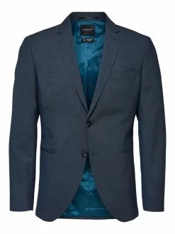 Selected Homme Blazer - Medium Blue Melange -Selected Homme Soldes Boutique dd7939a1005f434e9c29d8a8594c3fd3
