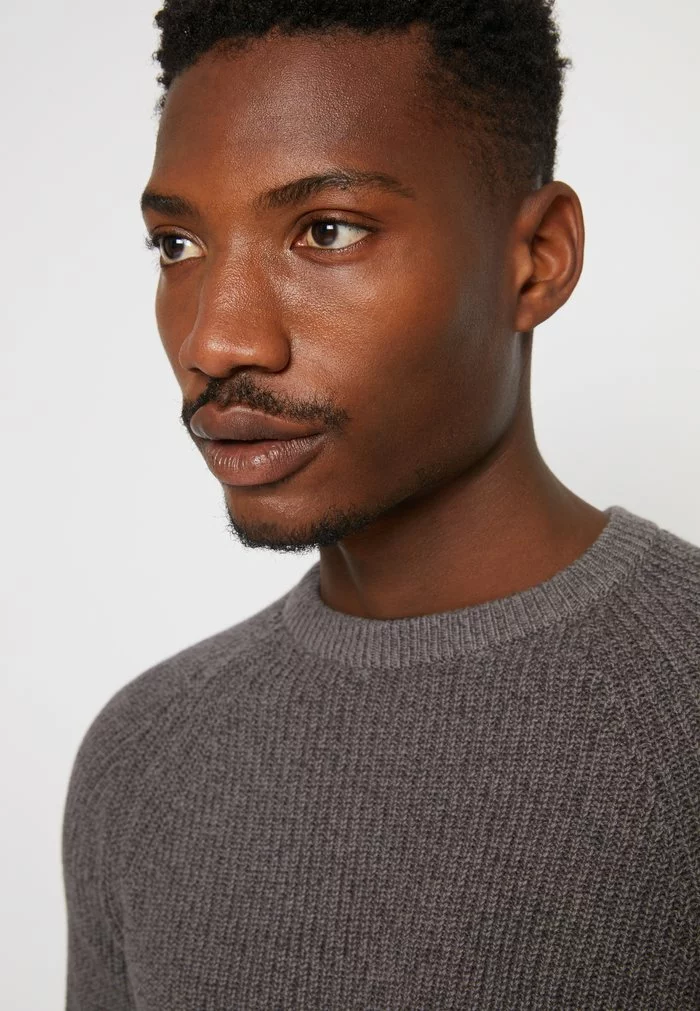 Selected Homme Pullover - Medium Grey Melange 5 Selected Homme Pullover - Medium Grey Melange – Image 5