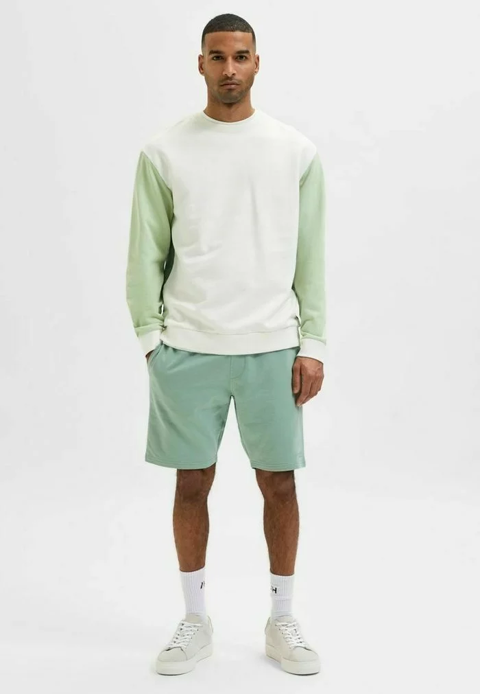 Selected Homme ZWEIFARBIGE - Sweatshirt - Celadon Green 2 Selected Homme ZWEIFARBIGE - Sweatshirt - Celadon Green – Image 2