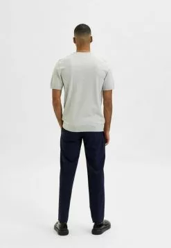 Selected Homme T-shirt Basique - Grey -Selected Homme Soldes Boutique ded7d706766341cba03b57f6940f8a55