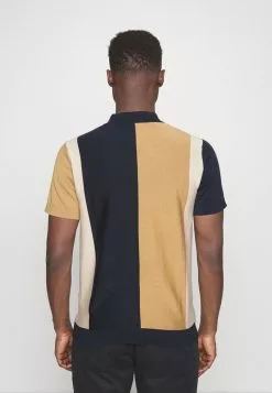 Selected Homme MASON BLOCK - Polo - Incense/oatmeal/sky Captain -Selected Homme Soldes Boutique deded42873864ef9a238147cda8ad79b