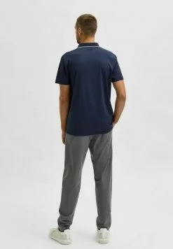 Selected Homme KURZÄRME - Polo - Navy Blazer -Selected Homme Soldes Boutique df38205a30af4303ab59632cd121ad77