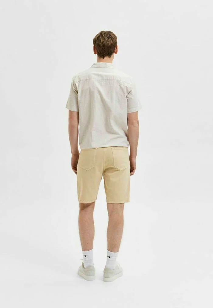Selected Homme Short En Jean - Sand 3 Selected Homme Short En Jean - Sand – Image 3