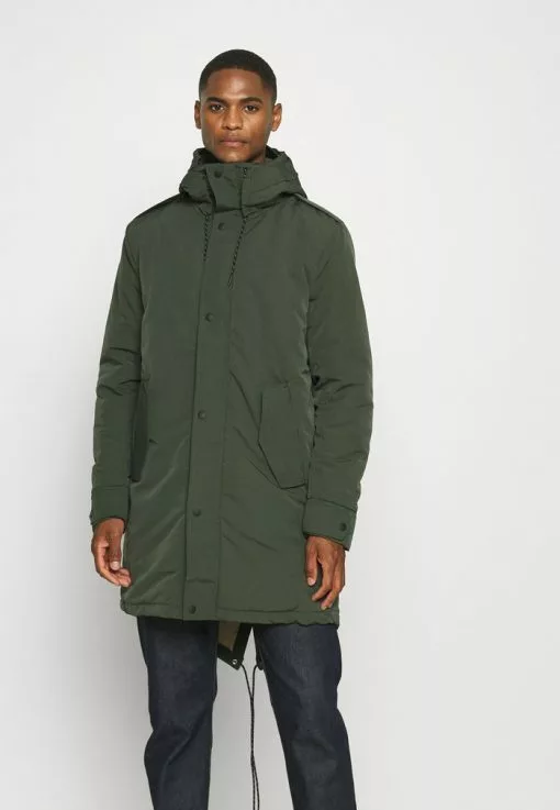 Selected Homme SLHSUST ICONICS FISHTAIL - Parka - Climbing Ivy -Selected Homme Soldes Boutique e0ce84fcb77141448bce16fb49036b24