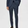 Selected Homme Pantalon De Costume - Medium Blue Melange