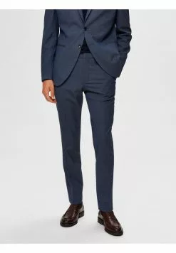 Selected Homme Pantalon De Costume - Medium Blue Melange