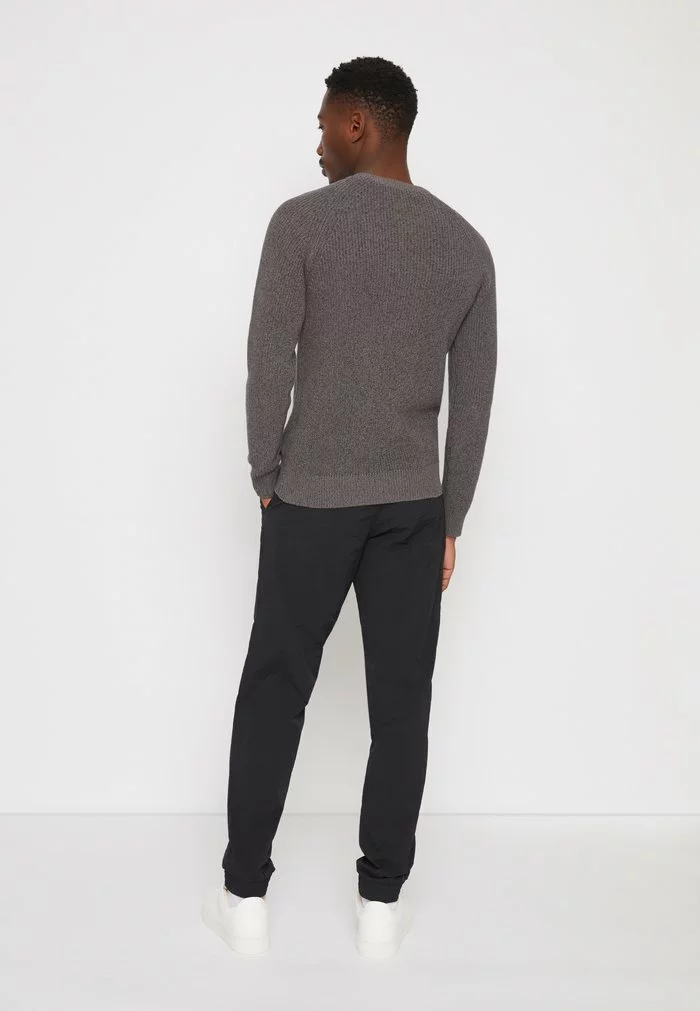 Selected Homme Pullover - Medium Grey Melange 3 Selected Homme Pullover - Medium Grey Melange – Image 3