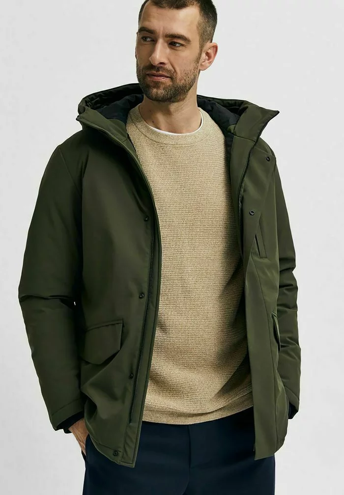 Selected Homme Veste D'hiver - Forest Night 4 Selected Homme Veste D'hiver - Forest Night – Image 4