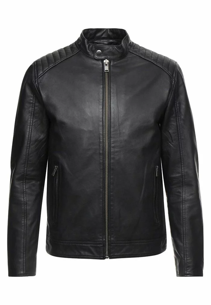 Selected Homme RACER - Veste En Cuir - Black 4 Selected Homme RACER - Veste En Cuir - Black – Image 4