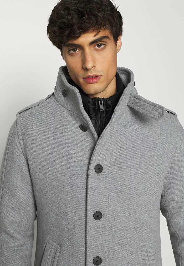 Selected Homme SLHNOAH COAT - Manteau Classique - Grey Melange 5 Selected Homme SLHNOAH COAT - Manteau Classique - Grey Melange – Image 5