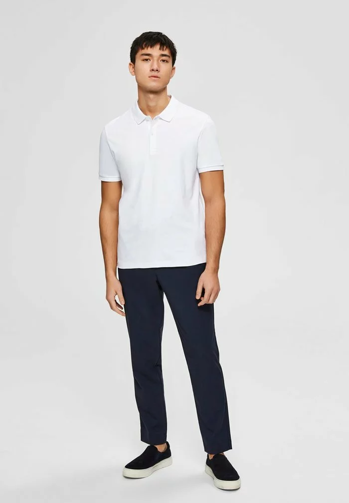 Selected Homme Polo - Bright White 2 Selected Homme Polo - Bright White – Image 2