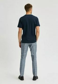 Selected Homme INTERLOCK - T-shirt Imprimé - Navy Blazer -Selected Homme Soldes Boutique e28d49ec936648a2bee4f85da5e4a8a3
