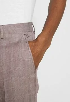 Selected Homme SLHSLIM KNOXLOGAN CHECK - Pantalon Classique - Red Dahlia/white -Selected Homme Soldes Boutique e310e00684564b19a88fea4a965b9822