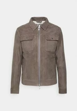 Selected Homme SLHICONIC - Veste En Cuir - Morel -Selected Homme Soldes Boutique e348111dde744d0db8c6ca6d2397c98a