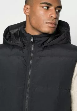 Selected Homme SLHTYRION REDOWN VEST - Veste Sans Manches - Black -Selected Homme Soldes Boutique e3a66ad751c74fcba36a760cd6dfa3ab