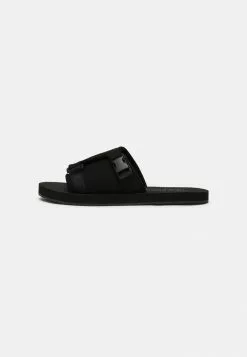 Selected Homme SLHNOLAN SLIDER - Mules - Black