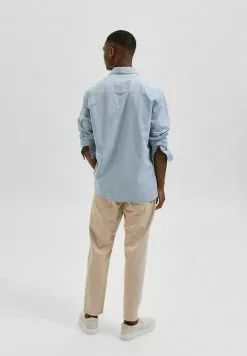 Selected Homme Chemise - Blue Fog -Selected Homme Soldes Boutique e4074882d0694b918f81964a8df6b8b5