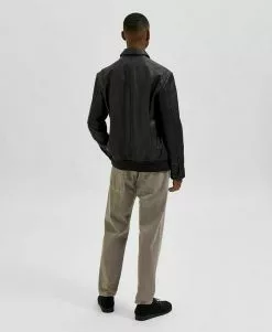 Selected Homme FARBIGE - Veste En Cuir - Black 6 Selected Homme FARBIGE - Veste En Cuir - Black -Selected Homme Soldes Boutique e42ccb9690ba4bed9341aad6f8c5121c