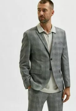 Selected Homme KARO - Blazer - Light Gray -Selected Homme Soldes Boutique e42cebddda3d4f74aee6168f9ff30c88
