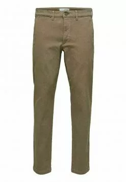 Selected Homme Chino - Greige -Selected Homme Soldes Boutique e4a56708bc334b188649b4609c6ed50e