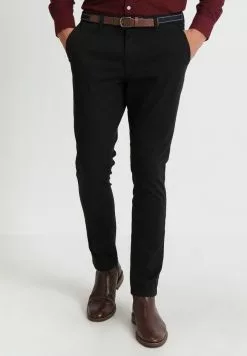 Selected Homme SLHSLIM JAMERSON PANTS - Chino - Black